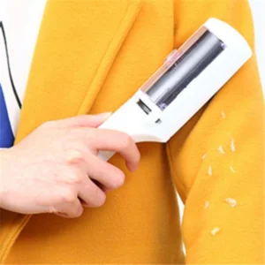 Limpiador electrostático de ropa estática para quitar el pelo de mascotas, cepillo para quitar el pelo de perros y gatos de muebles, autolimpiador de pelusas para mascotas.