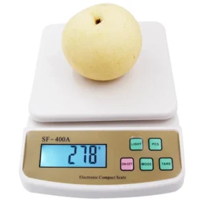 Balanza de cocina con pantalla LCD electrónica Digital de precisión de 10kg y 1g balanza de peso de fruta.