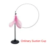 Juguete para gatos, palo para gatos, juguetes interactivos, varita de plumas para jugar con campana, ventosa, juguete para jugar con Accesorios para mascotas y gatos.