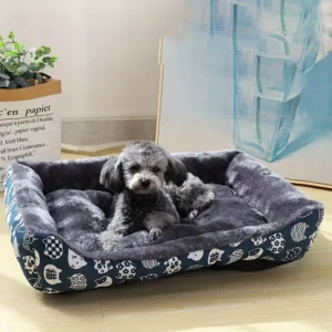Cama para perros, hogar, mascotas, suministros grandes, sofá, accesorios para perros pequeños, tapete mediano.